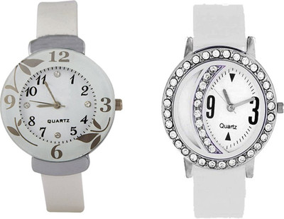 View CM Beautiful Stylish White Dial Rich Look Fancy Latest Collection 044 Stylish Pattern Corporate Imperial Analog Watch  - For Women Wrist Watches Price Online(CM)