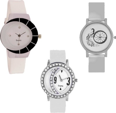 CM Beautiful Stylish White Dial Rich Look Fancy Latest Collection 3C 010 Stylish Pattern Corporate Imperial Analog Watch  - For Women   Watches  (CM)