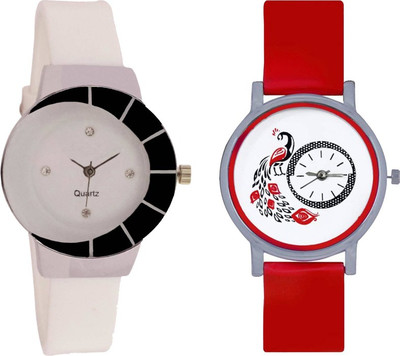 View CM Beautiful Stylish Multicolor Dial Rich Look Fancy Latest Collection 036 Stylish Pattern Corporate Imperial Analog Watch  - For Women Wrist Watches Price Online(CM)
