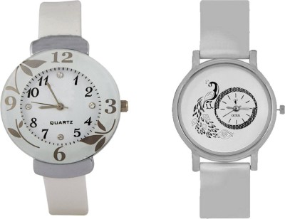 CM Beautiful Stylish White Dial Rich Look Fancy Latest Collection 051 Stylish Pattern Corporate Imperial Analog Watch  - For Women   Watches  (CM)
