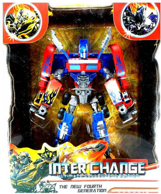 

HALO NATION Transformer Optimus Prime Robot To Car Converting Transformer Toy for kids(Blue, Red)