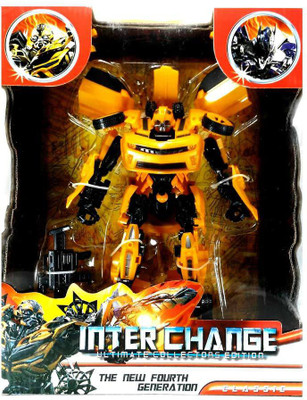 

HALO NATION Transformer Bumble Bee Robot To Car Converting Transformer Toy for kids(Yellow)
