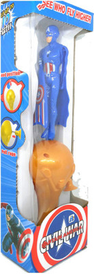 

HALO NATION Halo Nation Captain America Pull line flying toy(Blue)