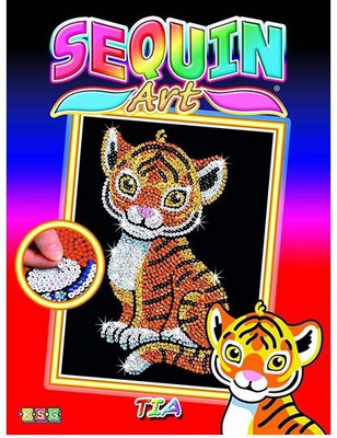 

Winning moves SEQUIN ART ( Tia Tiger ) Sparkling Arts and Crafts Picture Kit