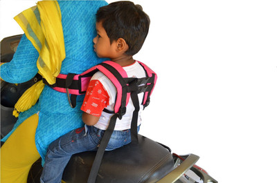 

Younique Kids Safety Belt / 2 Wheeler Kids Safety Travel Belt with Expandable Straps Baby Cuddler(Pink, Hip Carry)