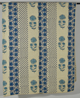 Indigenous Floral Double Comforter(Cotton, Yellow)