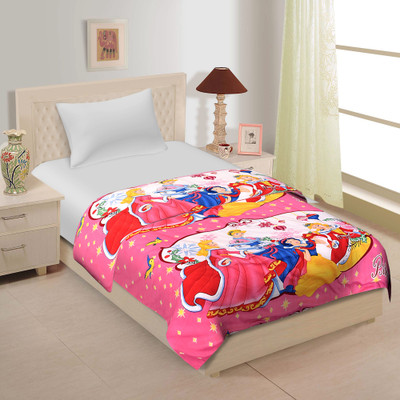 

Fab Attire 3D Printed  Dohar(Poly Cotton, Pink