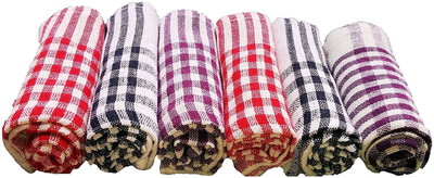 

Ecstasy Multipurpose Kitchen Napkin Table Wipe Wet and Dry Cotton Cleaning Cloth(Pack of 6)
