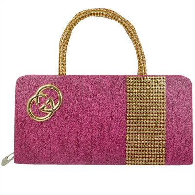 

Reiki Crystal Products Party Pink Clutch