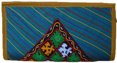 

The Living Craft Casual Multicolor Clutch