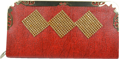 

Reiki Crystal Products Party Red Clutch
