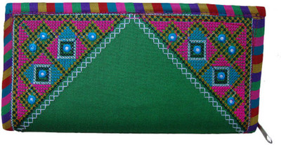

The Living Craft Casual Multicolor Clutch