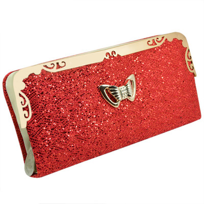 

Reiki Crystal Products Party Red Clutch