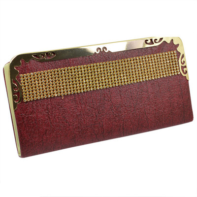 

Reiki Crystal Products Party Maroon Clutch