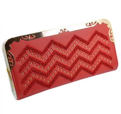 

Reiki Crystal Products Party Red Clutch