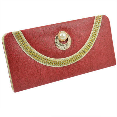 

Reiki Crystal Products Party Red Clutch