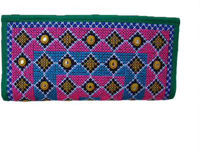 

The Living Craft Casual Multicolor Clutch