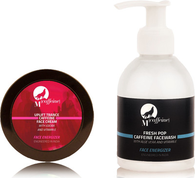 

MCaffeine Fresh Pop Caffeine Face Wash (150ml) & Uplift Tarance Caffeine Face Cream (50ml) Combo(Set of 2)