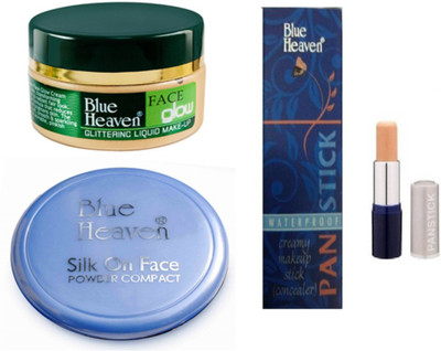 

Blue Heaven Foundation Powder Compact Concealer(Set of 3)