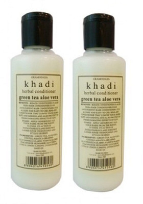 

Khadi Natural Green tea aloevera herbal conditioner(420 ml)