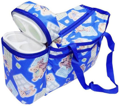 

Chinmay Kids ASSURED Kidzvilla Baby Bag Diaper Bag with Warmer Blue Color Backpack Diaper Bag Backpack Diaper Bag(Multicolor)