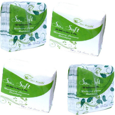 

Oxi Fresh Napkin 50 Pulls 2 Ply(Pack of 4)