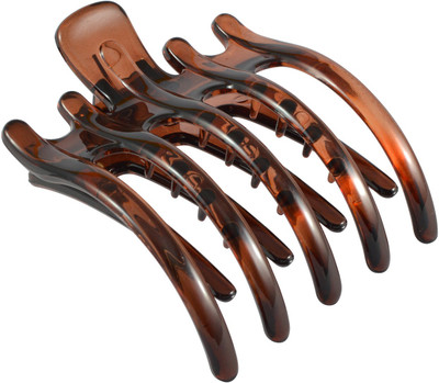 

Sarah Hair Claws Simple Strong Crab Hair Clip(Brown)
