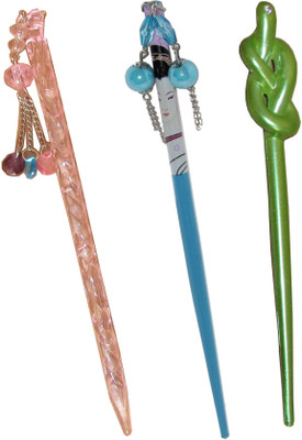 

Pankh Juda Stick Hair Accessory Set(Multicolor)