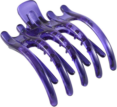 Sarah Hair Claws Simple Strong Crab Hair Clip(Purple)