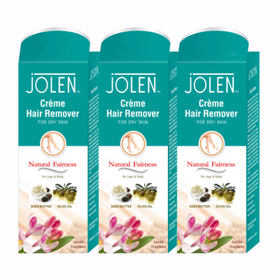 Jolen Hair Remover Sandal (Pack of 3) Cream(150 ml) Flipkart
