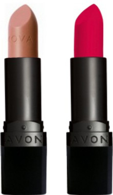 

Avon Anew True Color Perfectly Matte Lipstick (set of 2)(Au Naturale - Ruby Kiss)