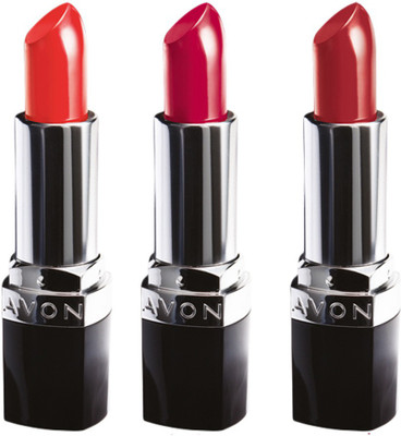 

Avon Ultra Color Ignite Lipstick(set of 3 different color)(Lava Love, Tangarine Tango, Sun Coral, 11.4 g)