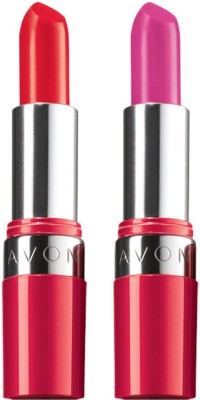 

Avon Anew ExtraLasting Lipstick (set of 2)(crimson red - pink perfection, 7.2 g)