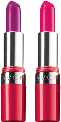 

Avon Anew ExtraLasting Lipstick (set of 2)(stay put plum - endless red, 7.2 g)