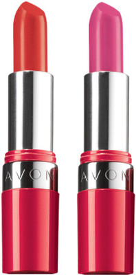 

Avon Anew ExtraLasting Lipstick (set of 2)(mauve ice - vibrant coral, 7.2 g)