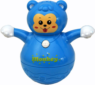 

NoVowels Musical Monkey Tumbler Toy for Kids(Blue)