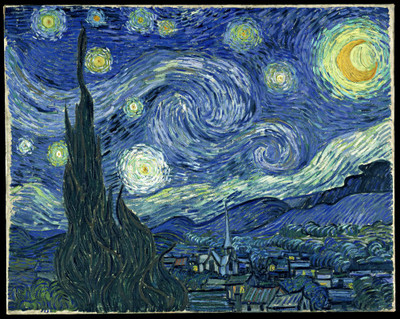 

The Starry Night 1889 ON GOOD QUALITY HD QUALITY WALLPAPER POSTER Fine Art Print(19 inch X 13 inch, Rolled)