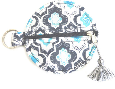 

Needlecrest Arabictle Potli(Blue)