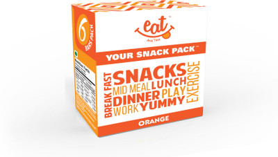

Eat Anytime EAT Orange Bars - Pack of 6, 240g Energy Bars(240 g, Orange)