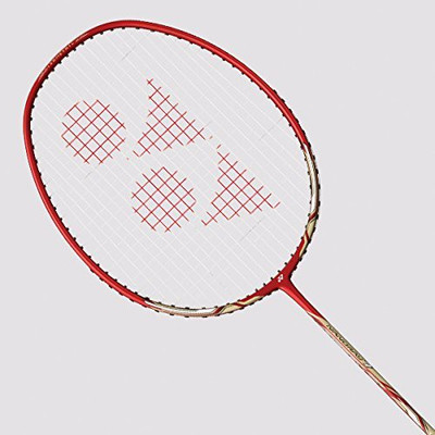 Yonex Nanoray 7 AH Silver, Red Strung Badminton Racquet