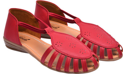 Jade Women Maroon Flats