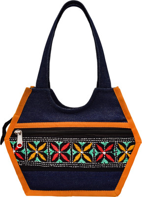 tap fashion Women Casual Blue Denim Shoulder Bag