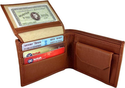 

LANDER Men Tan Artificial Leather Wallet(4 Card Slots)