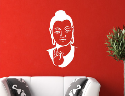 

Wall Guru  Wall Sticker For Living Room Sticker(Pack of 1, White