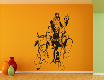 

Wall Guru  Wall Sticker For Living Room Sticker(Pack of 1, Black