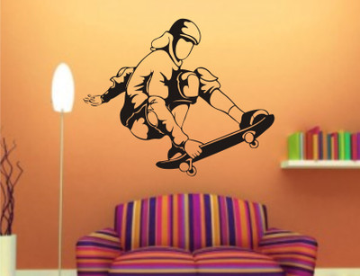 

Wall Guru  Vinyl Wall Decal And Sticker Sticker(Pack of 1, Black