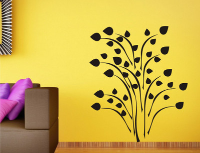 

Wall Guru  Vinyl Wall Decal And Sticker Sticker(Pack of 1, Black