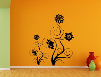 

Wall Guru  Vinyl Wall Decal And Sticker Sticker(Pack of 1, Black
