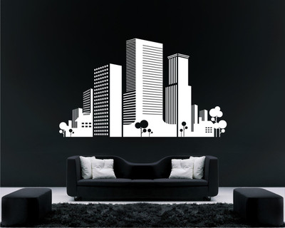 

Wall Guru  Vinyl Wall Decal And Sticker Sticker(Pack of 1, White
