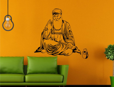 

Wall Guru  Wall Sticker For Living Room Sticker(Pack of 1, Black